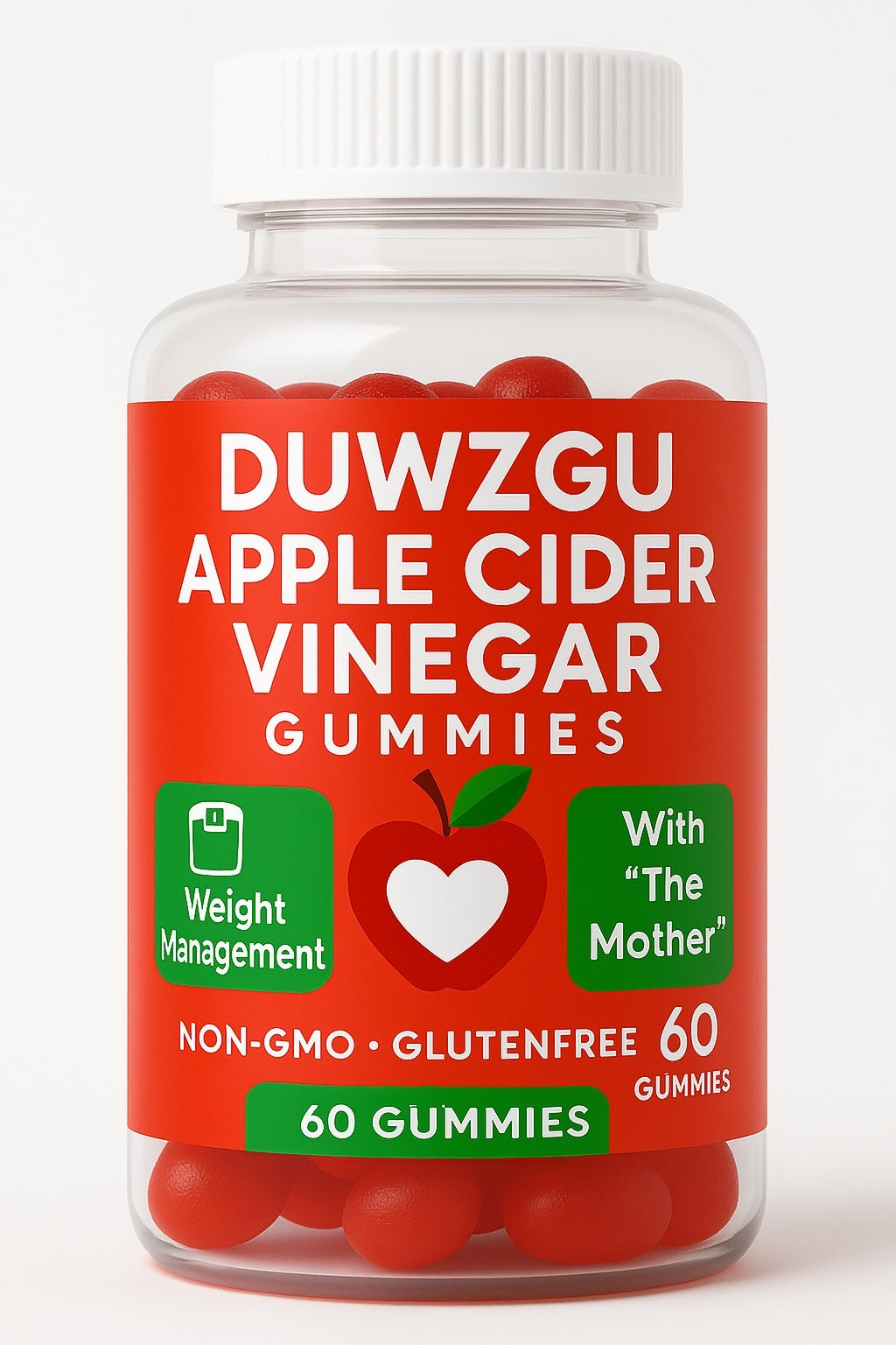Apple Cider Vinegar Gummies – Daily Wellness Support (60 Gummies)