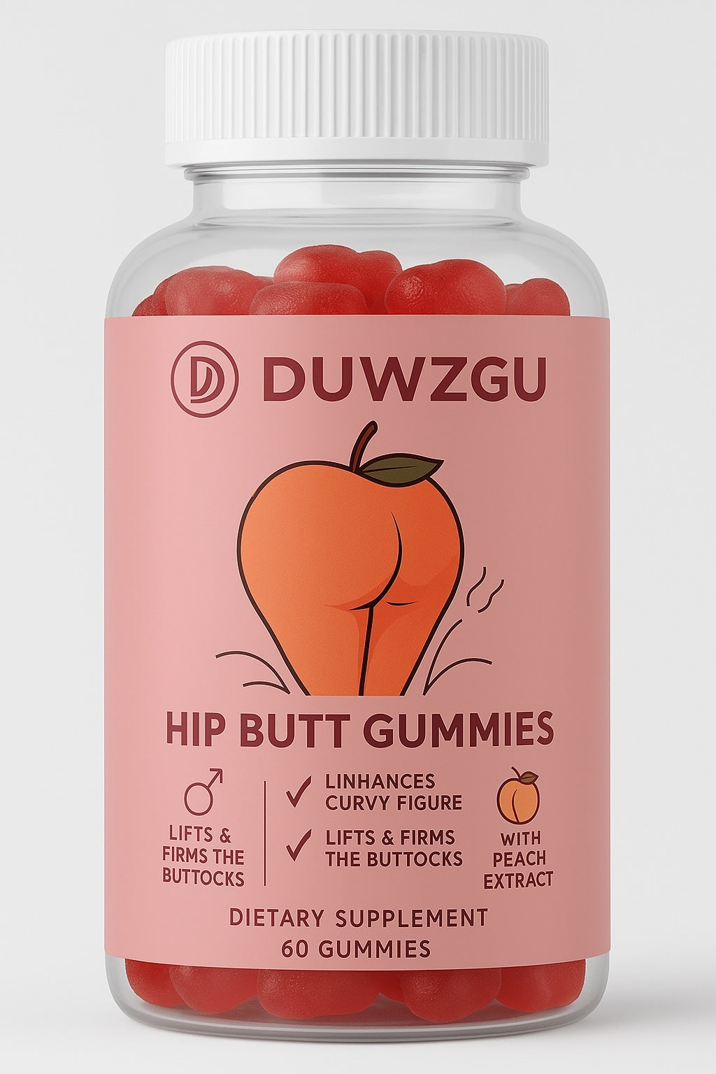 Hip Care Soft Candy Supplement – 60 Gummies per Bottle | Daily Beauty, Body Confidence & Wellness Support