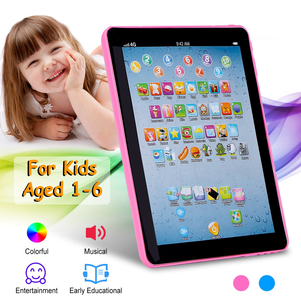 Baby Learning Tablet – Educational Musical Toy for Toddlers (Ages 1–6) | Fast US Shipping