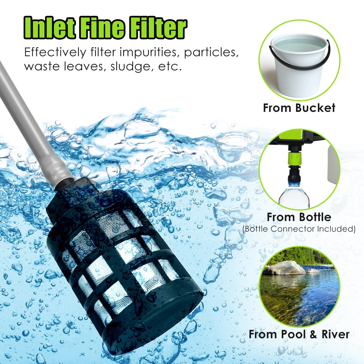 Cordless Pressure Washer 435 PSI – Portable 21V Power Cleaner with 6-in-1 Nozzle, Dual Batteries & Foam Bottle (UL, FCC, CE Certified)