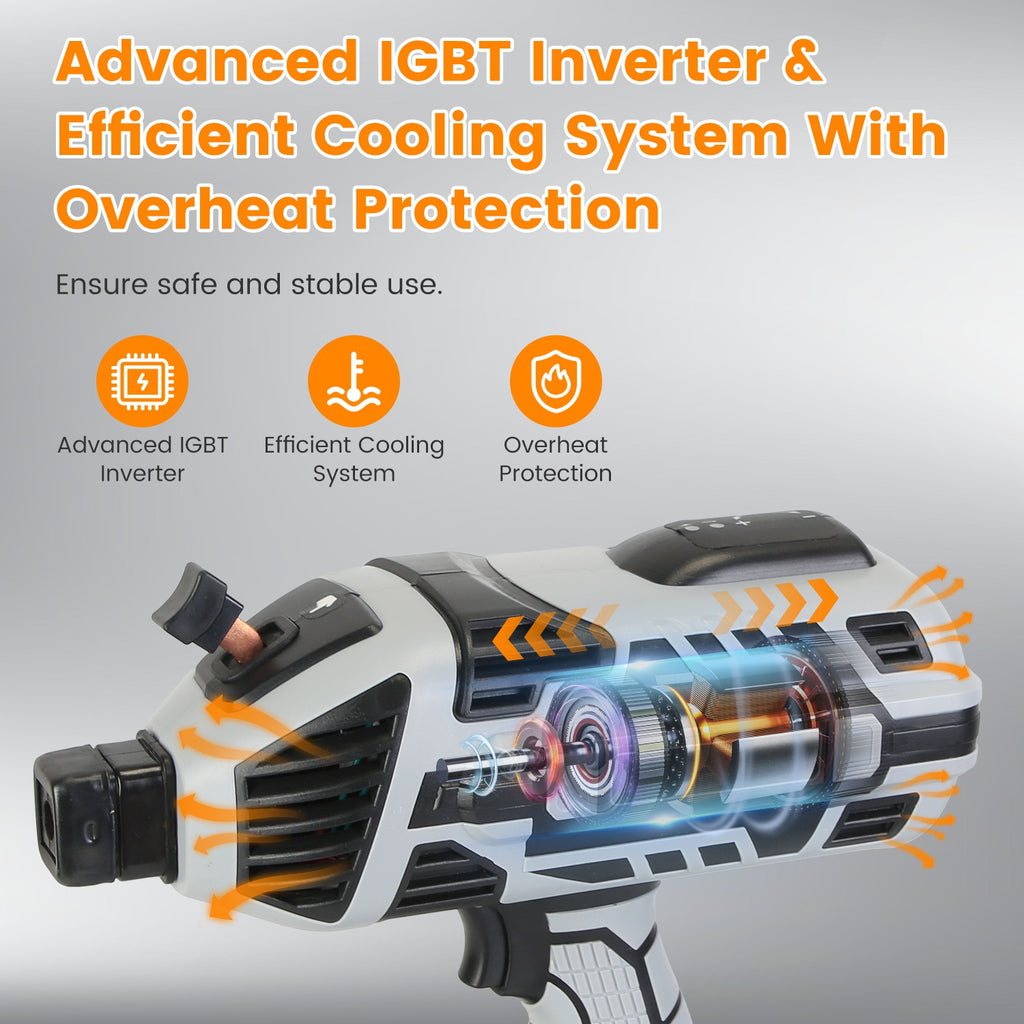 110V Portable Handheld Welding Machine 4600W | 20–120A ARC Welder with IGBT Inverter, UL Certified