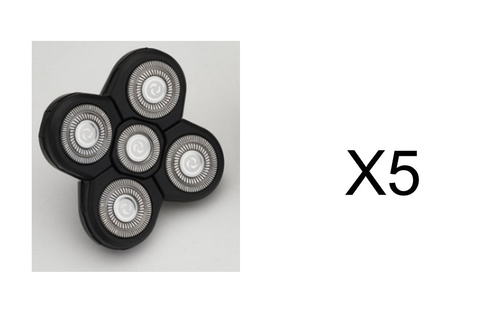 5-in-1 Electric Head Shaver for Men – Waterproof, Rechargeable & Fast Delivery (US Stock)