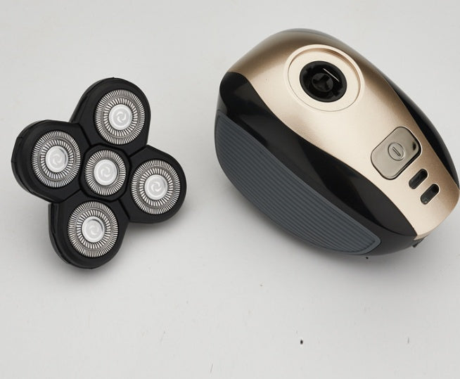 5-in-1 Electric Head Shaver for Men – Waterproof, Rechargeable & Fast Delivery (US Stock)