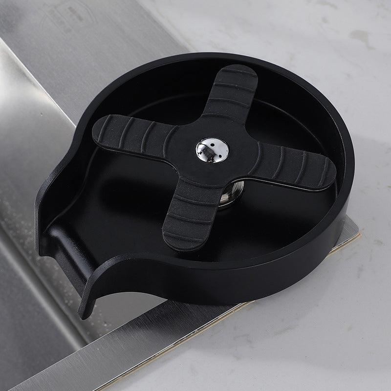 Premium Stainless Steel Cup Rinser for Kitchen Sink – Quick Glass Washer Faucet Attachment (US Stock)