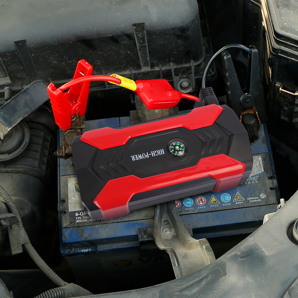 Car Jump Starter 800A 28000mAh – Portable Battery Booster with LCD & LED | Fast US Shipping
