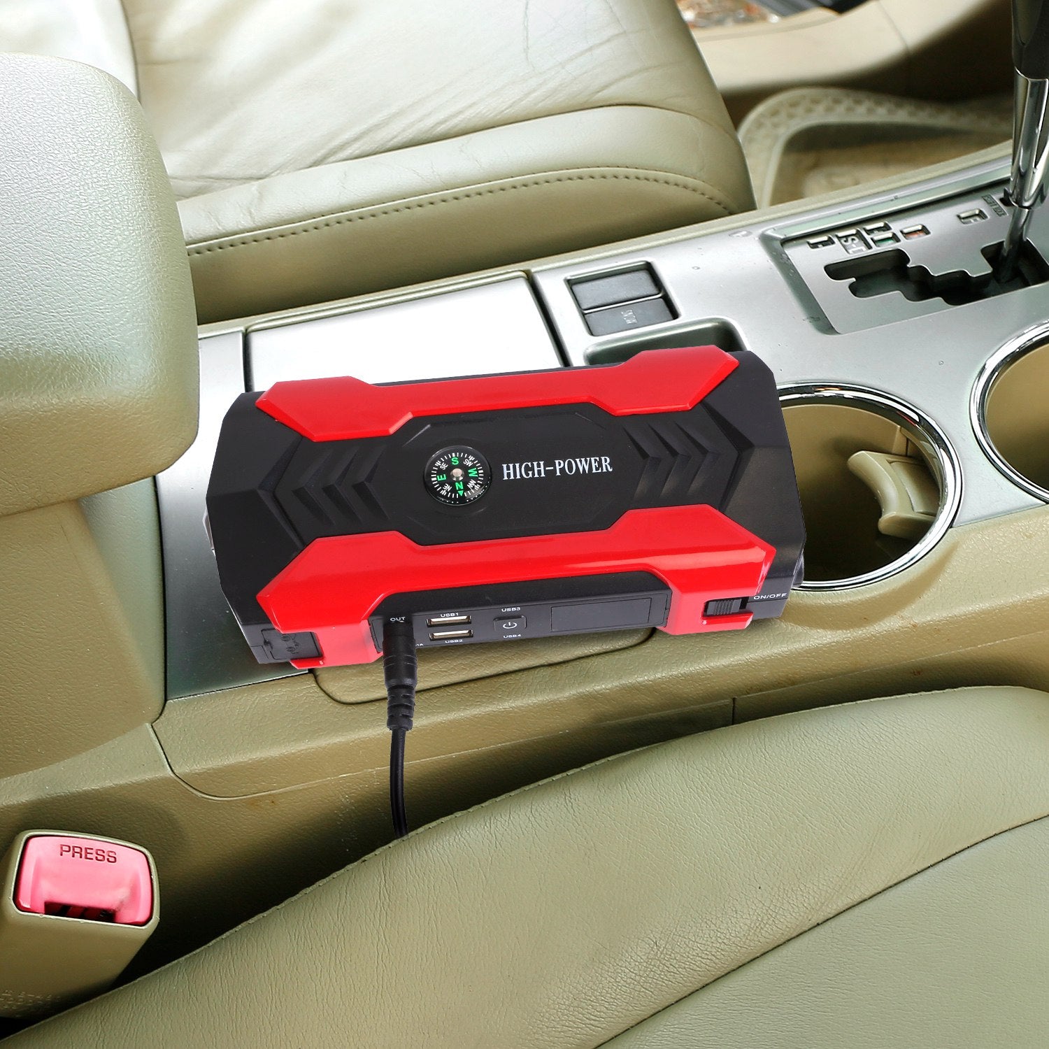 Car Jump Starter 800A 28000mAh – Portable Battery Booster with LCD & LED | Fast US Shipping