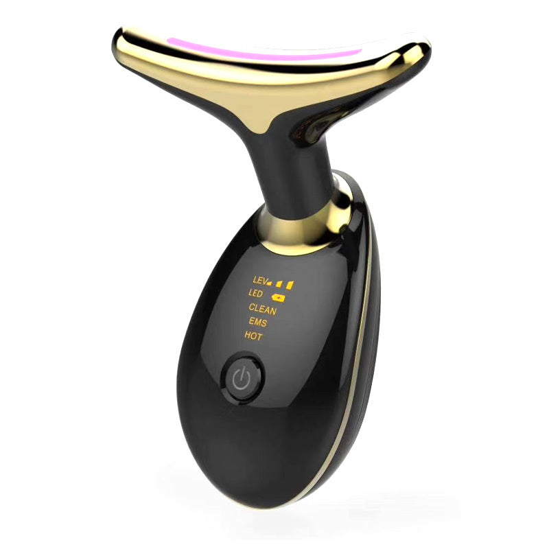 Premium EMS Thermal Neck & Face Lifting Massager – LED Photon & Microcurrent Anti-Aging Device (US Stock)
