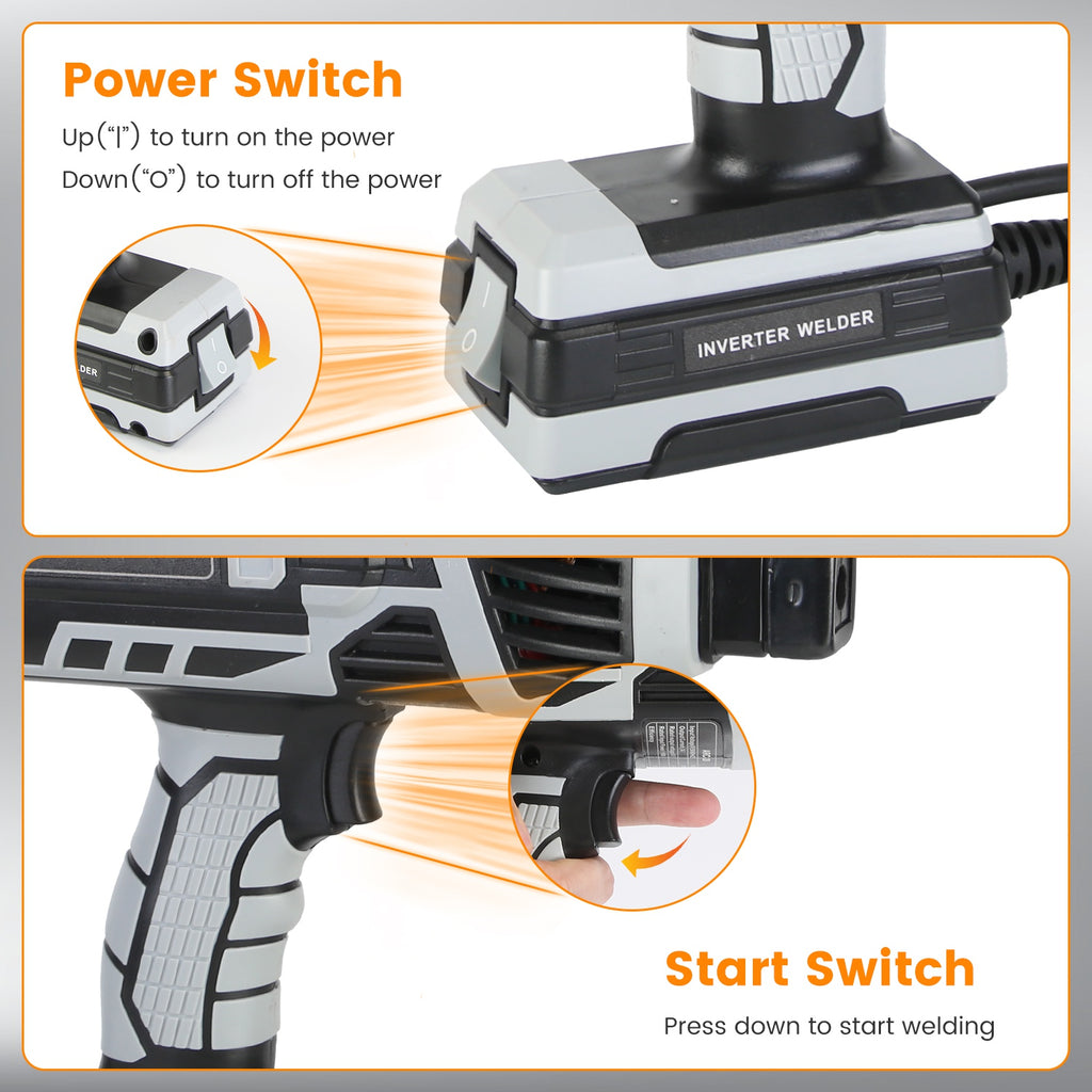 110V Portable Handheld Welding Machine 4600W | 20–120A ARC Welder with IGBT Inverter, UL Certified