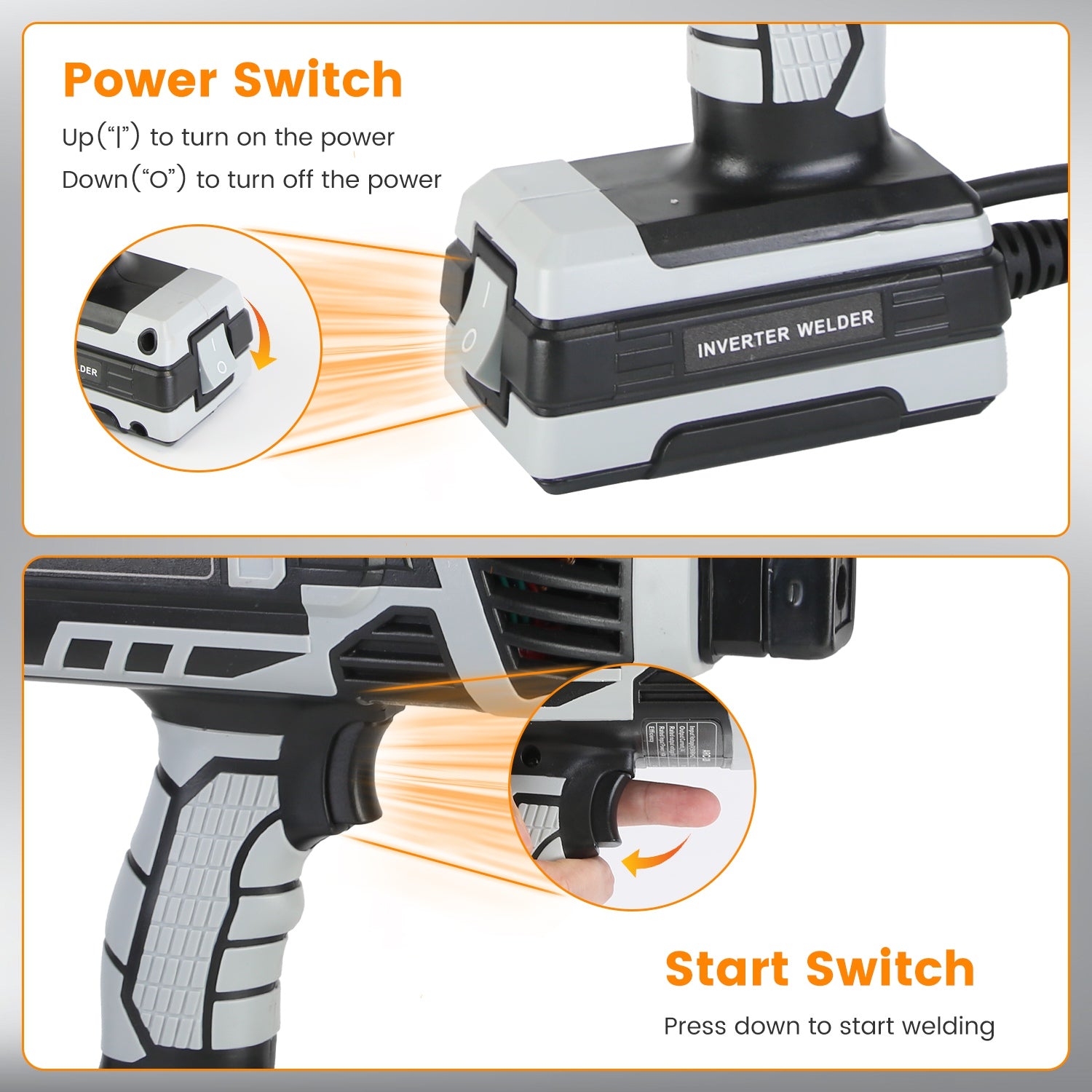 110V Portable Handheld Welding Machine 4600W | 20–120A ARC Welder with IGBT Inverter, UL Certified