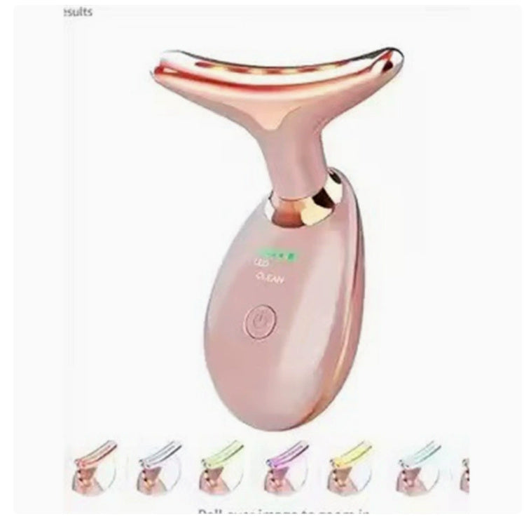 Premium EMS Thermal Neck & Face Lifting Massager – LED Photon & Microcurrent Anti-Aging Device (US Stock)
